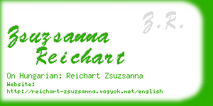 zsuzsanna reichart business card